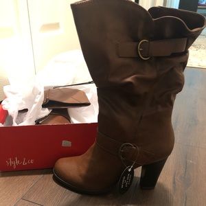 Style and co heel boots